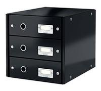 Leitz - Module de classement Click&Store Wow - 3 tiroirs A4 - Noir G