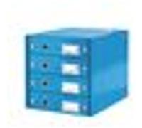Leitz Bloc de classement Click & Store WOW 4 tiroirs Bleu