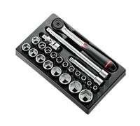 Module de clés à cliquet + douilles 1/2'' FACOM MOD.S161-36PB - 23 pièces