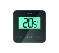Module de commande de pièce TECEfloor, température, écran LCD, 77420052, Couleur: Noir
