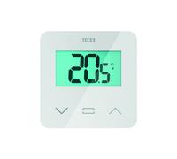Module de commande de pièce TECEfloor, température et humidité, écran LCD, blanc, 77420053