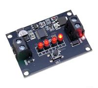 Module de commutation à détection de vibrations avec retardateur réglable pour système de sécurité d'automatisation industrielle DC 4 V à 30 V - Couleur grise (tableau)
