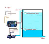 Module de commutation de pompe - XH - M203 - Contrôleur de niveau automatique - 12V - Intérieur