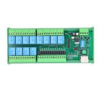 Module de commutation de relais , contrôleur Ethernet 12 DIO | Carte d'extension PLC, PCB, contrôle industriel, systèmes 24 V, entrées optiquement isolées, jusqu'à t
