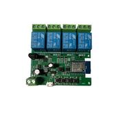 Module de commutation de relais WIFI MHCOZY, mode auto-verrouillage/momentané, porte de Garage à commande vocale à distance WIFI, maison intelligente bricolage (Smart life app, 4CH)