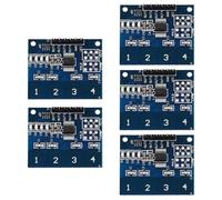 Module de commutation tactile capacitif 4 canaux TTP224, circuit intégré à induction 4 touches, indicateur d'état de niveau 2,4 V à 5,5 V