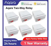 Module de contrôle bidirectionnel intelligent Aqara, contrôleur de relais, minuterie Zigbee, fonctionne avec l'application Xiaomi Mi Home Homekit 4 Pcs Aqara Relay