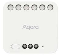 Aqara Contrôleur d'éclairage DCM-K01 – module relais double canal Zigbee, HomeKit/Alexa, blanc