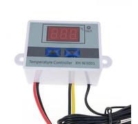 Module de contrôleur de température numérique à LED - Thermostat électronique programmable avec sonde étanche, commutateur de Relais Haute 1500 W,