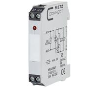 Module de couplage 24, 24 V/AC, V/DC (max) 1 NO (T) Metz Connect 11061313 1 pc(s)