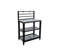 Module de cuisine extérieure acier 2 étagères L80cm GRIMAUD