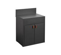 Module de cuisine extérieure acier 2 portes L80cm THIRA