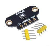 Module de détection de gaz industriel SGP30, surveillance en temps réel TVOC et eCO2, taille 12 mm x 12 mm, entrée 3,3 V-5 V pour capteurs intelligents et environnementaux (noir)