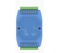 Module de détection de signal analogique 8 canaux 4-20 mA 0-5 V vers RS-485 Convertisseur Industrie Automatisation Plastique Bleu Compact 88 x 72 x 59 mm Câblage facile Transfert de données fiable