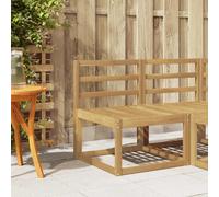 Module de dossier Blanc 59 x 4 x 73 cm Bois d'Acacia Massif vidaXL
