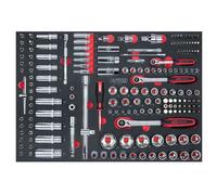 Module de douilles et accessoires 1/4'',3/8', 1/2'' KSTOOLS - 175 pièces - 711.1011