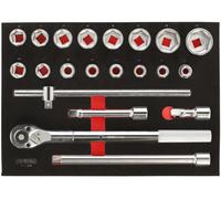 Module de douilles et accessoires 3/4'', 21 pièces - KS TOOLS - 711.1034
