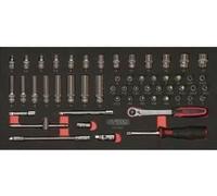 Module de douilles et accessoires ULTIMATE 1/4'', 54 pièces - KS TOOLS - 713.1020