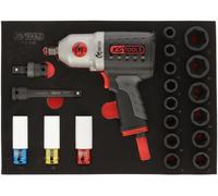 Module de douilles et hocs pneumatique 1/2'', 20 pièces - KS TOOLS - 712.1020