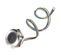 Module de lecteur de codes-barres FEDI-GM861 avec anneau de contrôle LED métallique, interface UART, lecteur de codes-barres 1D/2D, lecteur de codes QR silver