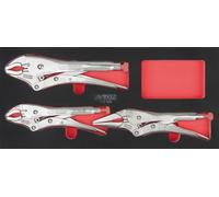 Module de pinces étaux GRIPfix Xtreme, 3 pièces - KS TOOLS - 713.1003