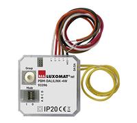 Module de poussoir Dali avec 4 entrées et connectivité Bluetooth pour montage caché dans boîte de mécanisme, modèle PBM-DaliLINK-4W, 3,8 x 3,8 x 1,2 cm, blanc (référence : 93396)