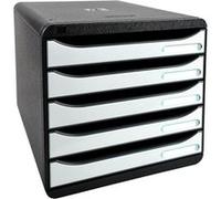 Module de classement Big Box Plus 5 tiroirs Glossy - Blanc brillant