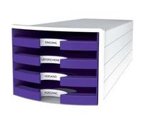 Module de rangement IMPULS 2.0, 4 tiroirs ouverts, blanc
