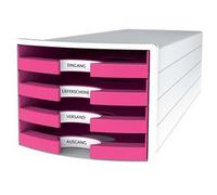 Module de rangement IMPULS 2.0, 4 tiroirs ouverts, blanc