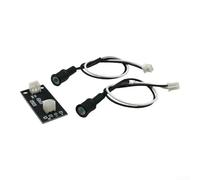 Module de recherche de lumière solaire unique avec deux capteurs optiques et câble de sonde étanche de 5 mm pour système de suivi automatique du soleil, carte PCB noire, unité d'alimentation CC 5 V