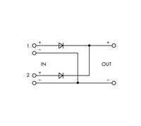 Module de redondance rail DIN WAGO 787-886 40 A