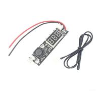 Module de régulation de la température du ventilateur 12 V CC avec affichage numérique, plage de sortie 0,2 à 2 A, plage de mesure de 9,9 à 99,9 °C, seuils préréglés en usine, montage sur circuit