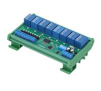 Module DE RELAIS DC 24V, Faible Consommation d'énergie 8 CARTE DE RELAIS DE SORTIE 8, avec Mode DE Commande pour les Fournitures Industrielles du Module d'extension DE PLC