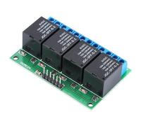 Module de Relais DC 5V 4 Canaux, Module de Déclenchement à Faible Impulsion à Faible Verrouillage Bistable à Basculement Bistable pour Contrôler
