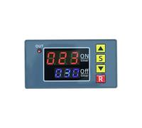 Module de relais temporisation numérique, DC 12V 24V AC 110 220V, minuterie Cycle, rouge bleu, double affichage LED, commutateur synchronisation for voiture(S)
