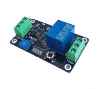 Module de relais temporisé multifonction conçu pour les circuits de 5 V, 12 V et 24 V, offre un délai réglable de 0,1 à 120 secondes avec déclencheur autobloquant et caractéristiques de mémoire de