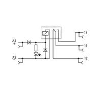 Module De Relais WAGO 857-304 24VDC 6A Simple Changement - 857-304