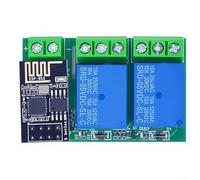 Module de relais WiFi 10 A AC/DC pour ESP8266 ESP-01S, interrupteur de télécommande Smart Home avec portée de 100 m et intégration d'applications mobiles