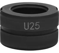 Module de serrage à pression - Insert de sertissage en forme de U - Pour tubes composites PEX/Alu/PB de 16 à 32 mm - Acier Cr45 - Traité thermiquement - Noir