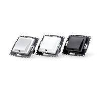 Module de sortie de câble blanc, idéal pour les installations électriques, permet la connexion sécurisée d'appareils électriques.