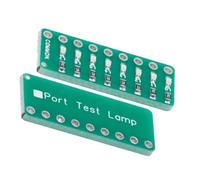 Module de testeur de port LED avec PCB traversant d ' anode, Blue | Carte PCB traversante pour réparation électronique, de travail de vérification de Circuit de prototype,