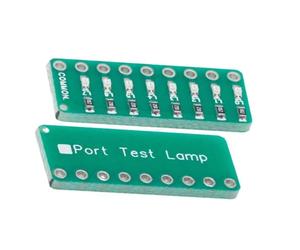 Module de testeur de port LED avec PCB traversant d ' anode, Red | Carte PCB traversante pour réparation électronique, de travail de vérification de Circuit de prototype,