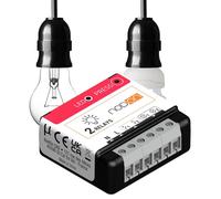 Module d'éclairage Zigbee 3.0, 2 canaux, 2 x 3A, avec détection du zéro de tension