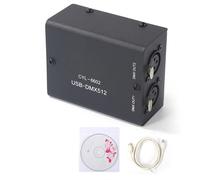 Module décodeur de canal pour contrôleur d'éclairage de scène USB vers DMX512 LED avec CD