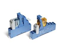 Piece detachee materiel electrique Finder Interface modulaire 2RT 8 A 24 Vdc sensible Extracteur Plastique