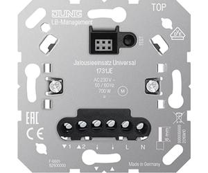 Module depour stores Jung universel, avec entrée pour poste secondaire, 230 V, 700 W, 1 pièce.