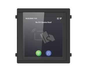 Module d'Extension Hikvision IPS 4" avec Lecteur de Carte M1 Noir - DS-KD-TDM
