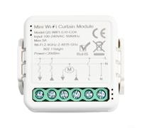 Module d'interrupteur intelligent WiFi pour stores roulants et volets, fonctionne avec l'application Smart lifes, commande vocale via Google Home, programmateur, AC 100-240 V, blanc (wifi)