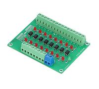 Module d'isolation optique 24 V vers 5 V - Ocoupleur 8 canaux SPS convertisseur module de relais couplage pour applications relais 5 V