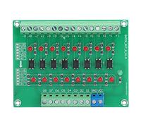 Module d'isolation Optique Carte de convertisseur PLC optocoupleur 8 canaux 24 V à 5 V avec fréquence de Commutation Haute Vitesse 20 KHZ pour Applications d'automatisation et de